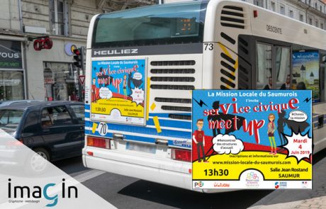 affiche bus saumur