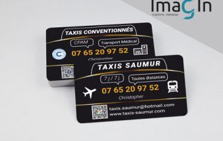 cartes de visite taxis saumur