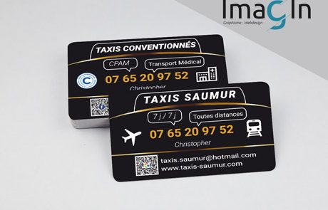 cartes de visite taxis saumur