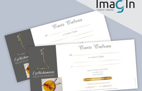 création cartes cadeaux