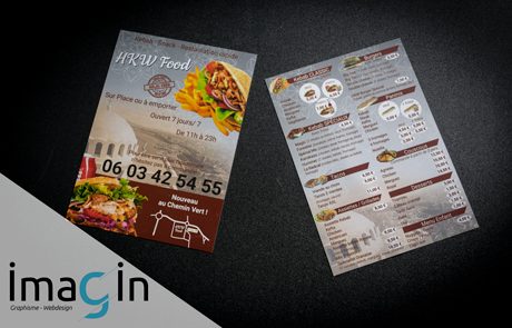 menu flyers