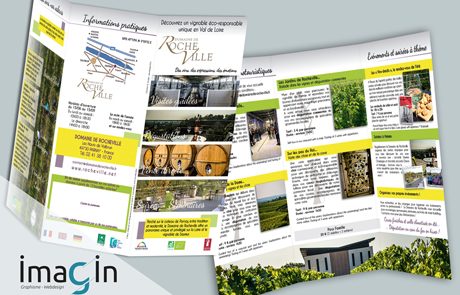 plaquette flyer brochures saumur