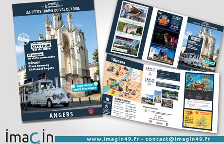 plaquettes dépliants angers