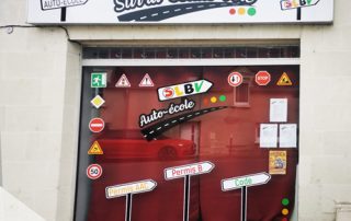 stickers vitrine