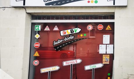 stickers vitrine