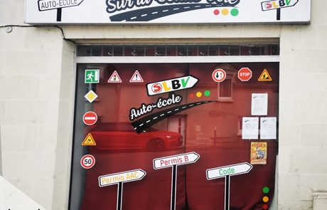 stickers vitrine